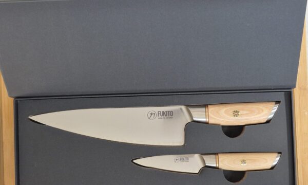 Coffret 2 Couteaux Bois Pakka San Mai Fukito®
